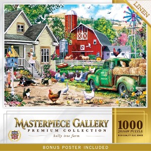 MasterPieces 1000 Piece Jigsaw Puzzle - Holly Tree Farm - 26.8"x19.3" - 1 of 4
