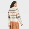 Women's Mock Turtleneck Pullover Sweater - Universal Thread™ Fair Isle - image 2 of 3
