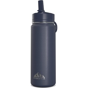 Hydrapeak 20oz Kids Stainless Steel Leak Proof Water Bottle with Straw Lid and Flexible Handle - 1 of 4