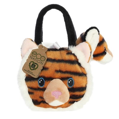 Aurora Small Baby Tiger Eco Nation Eco-Friendly Stuffed Animal Orange 6"