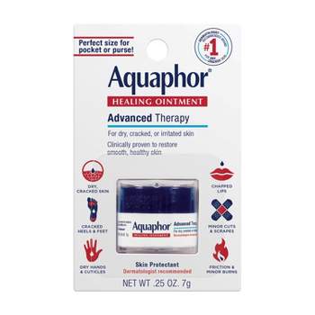 Aquaphor Healing Ointment Skin Protectant and Moisturizer for Dry and Cracked Skin - .25oz