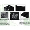 LA LEELA Men's Short Sleeve Button Down Solid Camp Vacation Shirts Business Beach Collared Shirt for Men Work Shirts with Pocket - 4 of 4