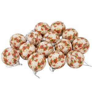Northlight Decoupage Forest Snowmen Christmas Ball Ornaments - 2.25" (60mm) - 14ct - 1 of 4