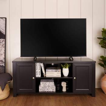 Pasadena TV Stand for TVs up to 55" Black - Boahaus