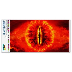 Lord of the Rings Eye Of Sauron Automotive Bumper Sticker - 1 of 4