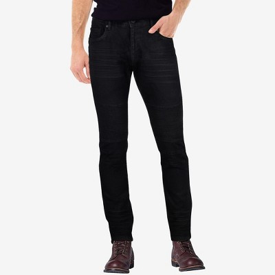 Raw X Men's Moto Jeans In Jet Black Size 30x32 : Target