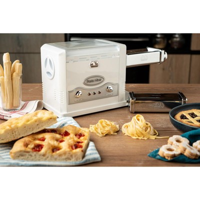 Marcato White Electric Pasta Fresca Machine with Attachments