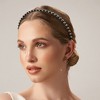 Unique Bargains Women's Hairband 2 Rows Rhinestone Headband 0.31 Inch Wide 1 Pc - 3 of 4
