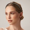 Unique Bargains Women's Hairband 2 Rows Rhinestone Headband 0.31 Inch Wide 1 Pc - image 3 of 4