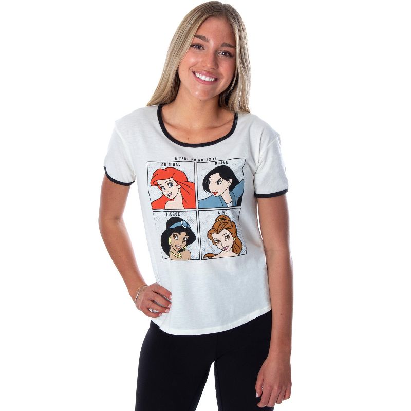 Disney Princess Junior's Original Brave Fierce Kind Graphic T-Shirt Adult, 1 of 4