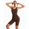DOMETOUR Sport Sleeveless Slim Fit Jumpsuits for Women Tummy Control - 4 of 4