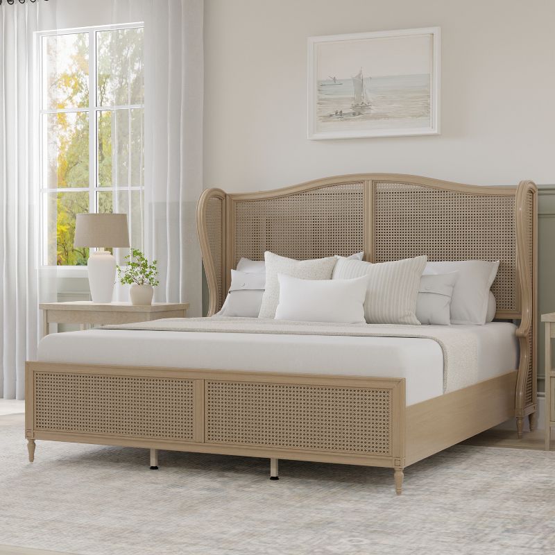 Sausalito Bed Set with Side Rail Included White - Hillsdale Furniture, 1 of 14