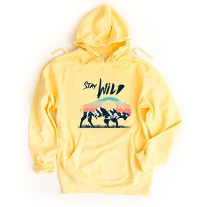 Simply Sage Market Stay Wild Buffalo  Hoodie - 1 of 4