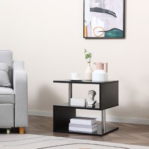 NicBex Modern 19.7" Coffee Table with 3 Tiers Open Storage Shelf for Living Room and Office - 1 of 4