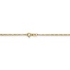 Black Bow Jewelry 1.25mm 10k Yellow Gold Flat Figaro Chain Necklace - 4 of 4