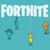 Womens Fortnite Fishing Lure White Logo Racerback Tank - 2 of 4