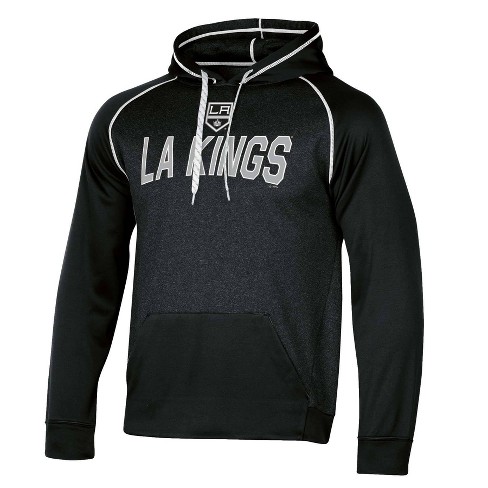 NHL Los Angeles Kings Men's Gray Performance Hooded Sweatshirt - S