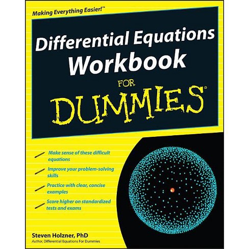 Differential Equations Workbook for Dummies - (For Dummies) by  Steven Holzner (Paperback) - image 1 of 1