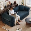 78.8'' Corduroy Compression Convertible Boneless Modular Sofa Bed with Pillow Back Support, Armrest, and No Assembly - 4 of 4