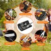Itopfox 7-Piece Stainless Steel Grill Tool Set with Tongs, Spatula, Fork, Basting Brush, Cleaning Brushes, Skewers & Storage Case - Perfect BBQ Gift - 4 of 4
