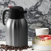 MegaChef 2L Stainless Steel Thermal Beverage Carafe for Coffee and Tea - 2 of 4