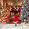 Christmas Fireplace Backdrop Christmas Xmas Tree Decoration for Photo Studio Props - 4 of 4