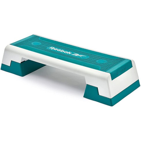 Reebok Multipurpose Adjustable Aerobic And Strength Training Step Platform For Cardio, And General Teal : Target