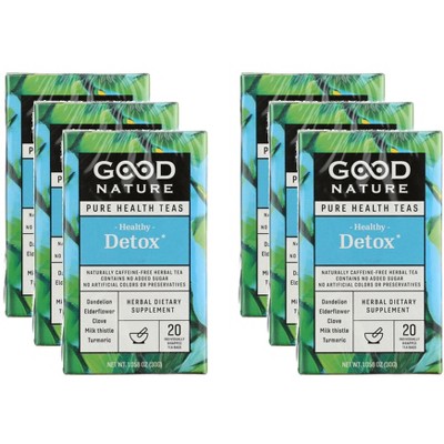 Good Nature Tea Detox - Case of 6 - 1.058oz