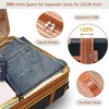 Luggage Sets, 3pcs ABS Hardside Lightweight Suitcase, Expandable Suitcase w/Spinner Wheels Collision-Protection Angle TSA Lock Carry On 20"+24''+28" - 2 of 4