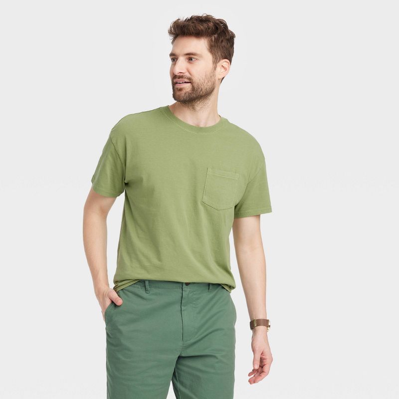 Men's Heavyweight Short Sleeve T-Shirt - Goodfellow & Co™, 1 of 5