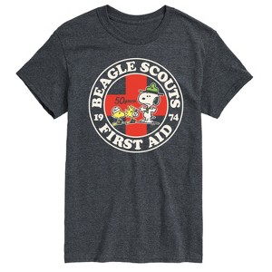 Men's - Peanuts - Beagle Scouts First Aid Short Sleeve Graphic T-Shirt - 1 of 4