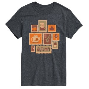 Men's - Instant Message - Fall Stamp Cluster Short Sleeve Graphic T-Shirt - 1 of 4