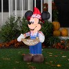 Gemmy Airblown Inflatable Mickey as Scarecrow Disney, 3.5 ft Tall, Multicolored - 2 of 3