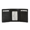 Officially Licensed "US NAVY" Embossed Genuine Leather Classic Handmade Wallet - Trifold Black - 4 of 4