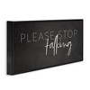 Stupell Industries Sassy Please Stop Talking, 30" x 13" - 3 of 4