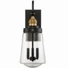 Savoy House Macauley 3 - Light Wall Light in  Vintage Black/Warm Brass - 2 of 4