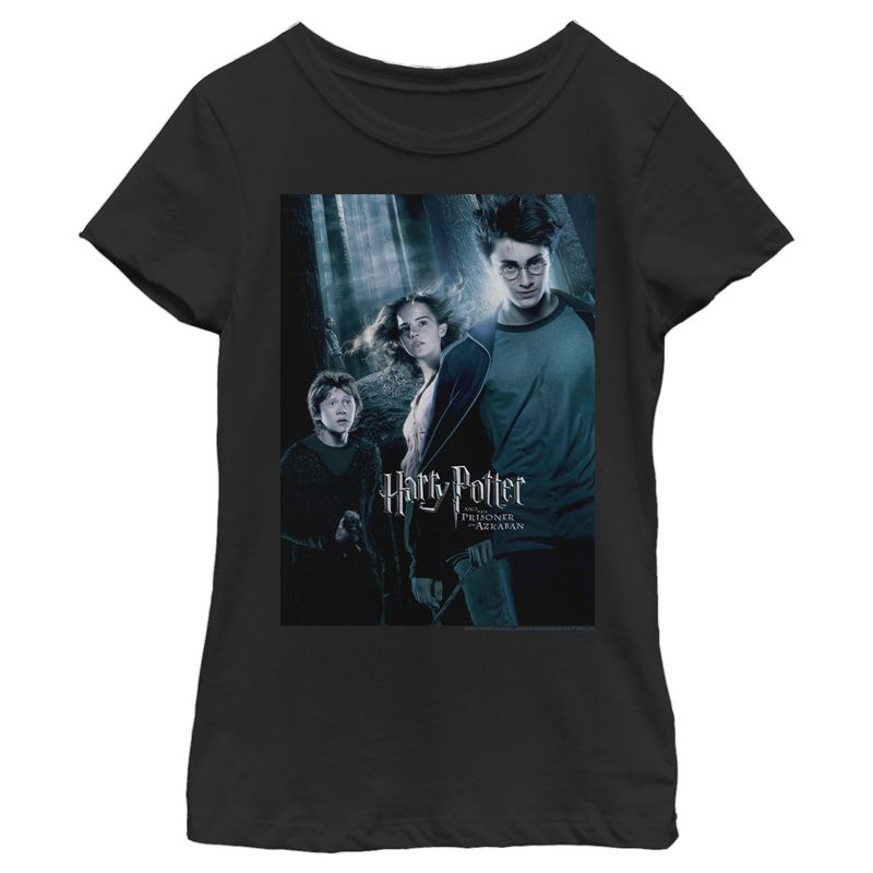 Girl's Harry Potter Prisoner of Azkaban Poster T-Shirt, 1 of 4