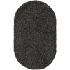 Unique Loom Solid Shag Solid Indoor Woven Area Rug - 2 of 4