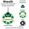 Big Dot of Happiness St. Patrick's Day - Outdoor Saint Paddy's Day Party Decor - Front Door Wreath - 3 of 4