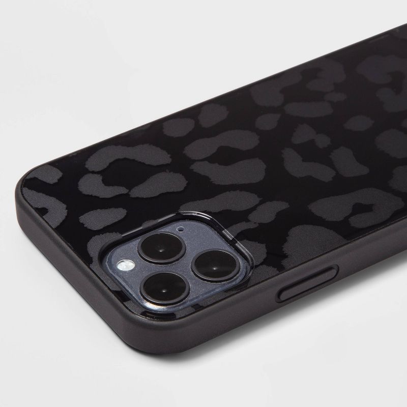 Apple iPhone 12/iPhone 12 Pro Case with MagSafe - heyday&#8482; Black Leopard Print, 4 of 6