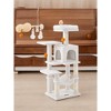 44.1' Cat Tree Tower for Indoor Cats ,Multi-Level Cat Condo Cat Furniture with Scratching Posts, Perches, Hammock, Cave - 3 of 4