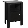 NicBex Modern Nightstand with 1 Drawer and Open Shelf Bedside Table with Storage End Table for Living Room, Bedroom - 2 of 4