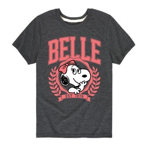 Boys' - Peanuts - Belle Collegiate Short Sleeve Graphic T-Shirt - 1 of 4