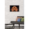 Trends International Episodic Drawing - Pumpkin Cat Framed Wall Poster Prints - 2 of 4
