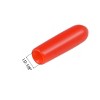 Unique Bargains Rubber Vinyl Round Tube Bolt Thread Protectors End Caps Cover Red 50 Pcs - 3 of 4
