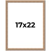 PosterPalooza | Deco Brown Picture Frame - UV Acrylic, Foam Board Backing, Hanging Hardware - 2 of 4