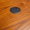 Hughton Corner Computer Desk - Mission Oak - HO6641 - Brown - SEI - 4 of 4