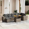 vidaXL Garden Sofa Set Grey - 2 of 4