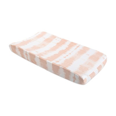 Image of Crane Baby Cotton Quilted Changing Pad Cover - Parker Tie-Dye