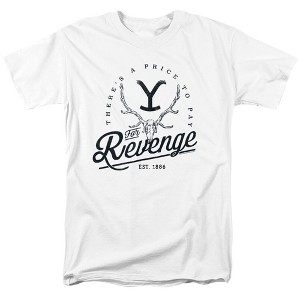 Yellowstone Theres A Price To Pay Light Adult T-Shirt White - 1 of 4